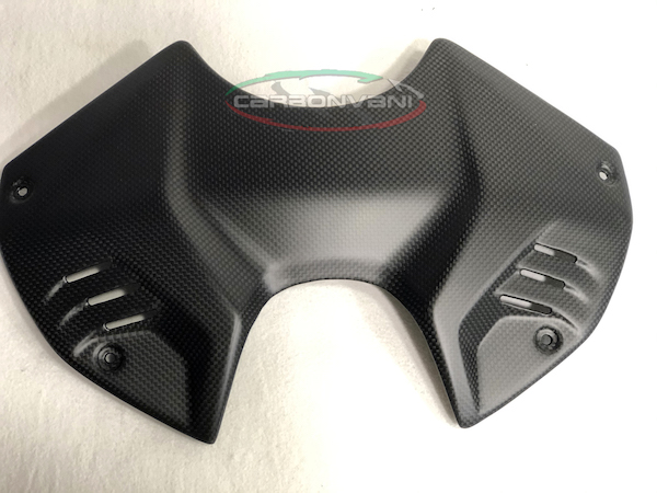 Carbonvani - Ducati Streetfighter V4 / S Carbon Fiber Upper Tank Cover - DP Style (20-22) Carbonvani - Ducati Streetfighter V4 / S Carbon Fiber Upper Tank Cover - DP Style (20-22)